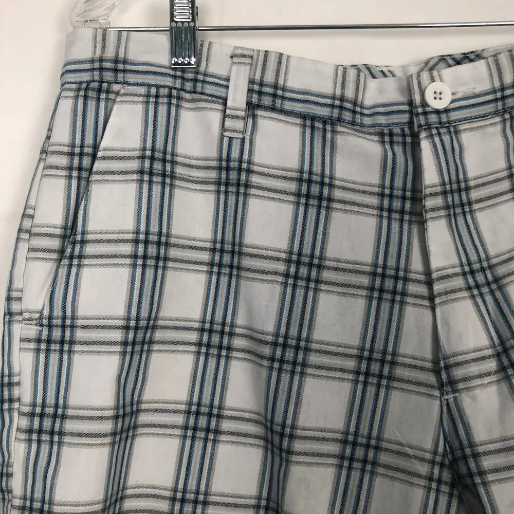 Burnside Men's Plaid Shorts Size 34 Casual Beachy